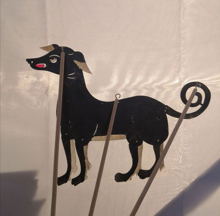 动物皮影十二生肖兔羊带棍工艺品灯影影戏表演道具皮影