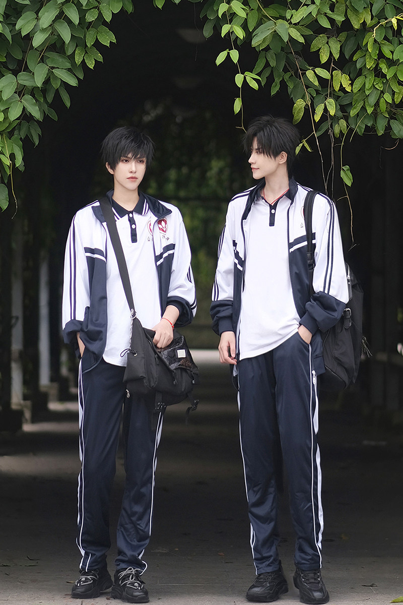 红豆手链伪装学渣cos贺朝谢俞朝俞同款校服动漫cosplay女装