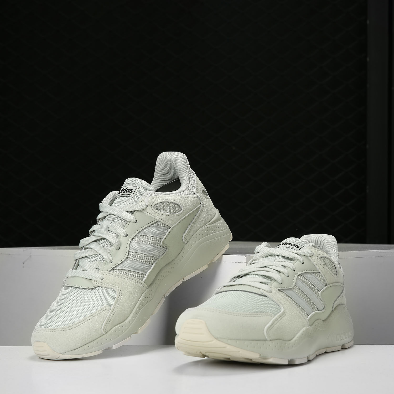 adidas阿迪达斯正品2019新款chaos男子休闲运动跑步ef1055跑步鞋
