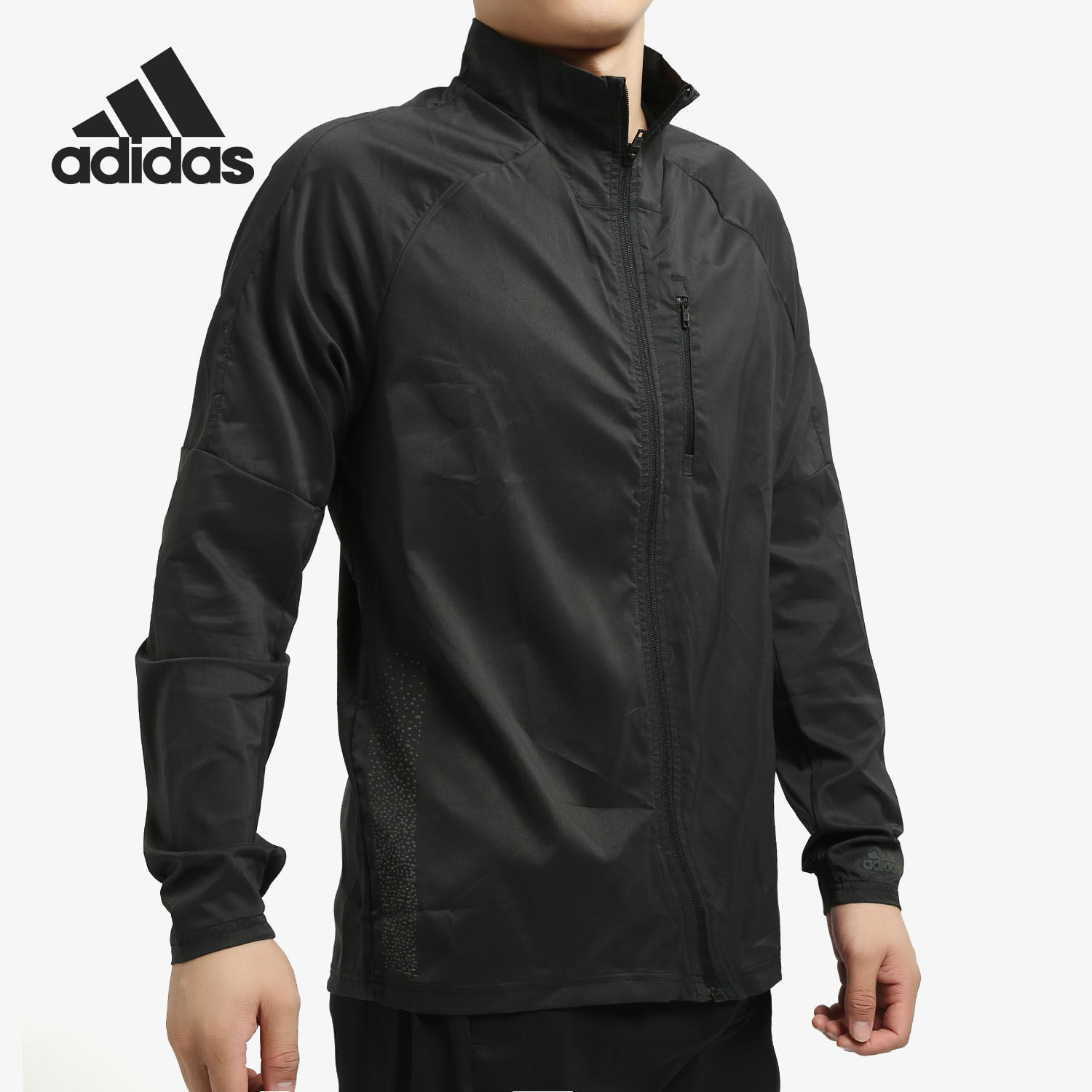 adidas阿迪达斯正品2020男装新款休闲休闲运动运动服跑步运动茄克