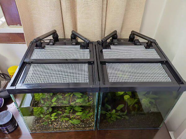 雷龙防跳斗鱼长鳍原生卡扣推拉包边鱼缸盖上其它水族用具设备