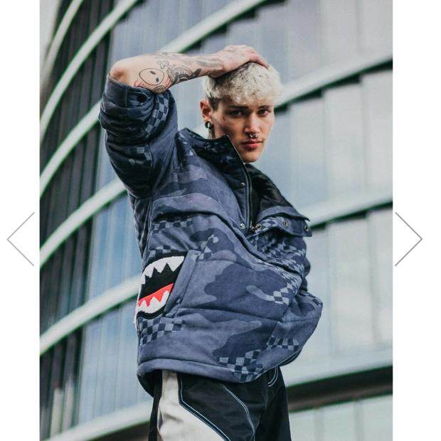 正品sprayground鲨鱼大嘴嘴巴牙齿潮牌潮人男士连帽卫衣