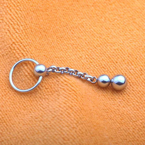 视觉饰品性感时尚钛钢阴环朋克新款葫芦中长款阴环体环