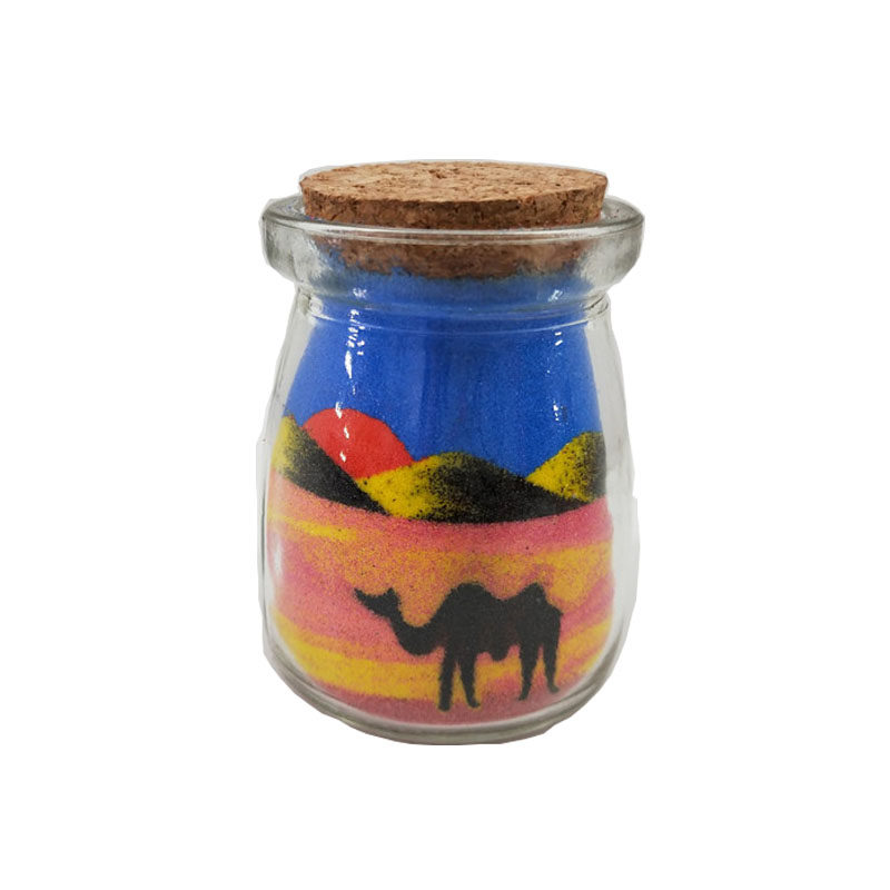 敦煌沙画瓶diy夜市手工创意女生生日礼物情人节沙画