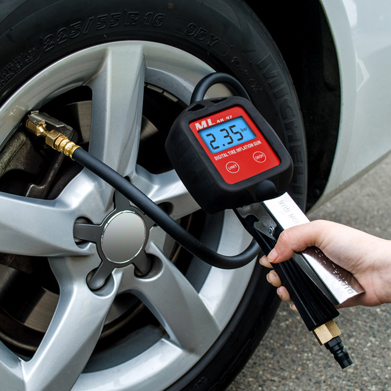 高精度大屏数显胎压表可放气汽车专用轮胎气压气压表
