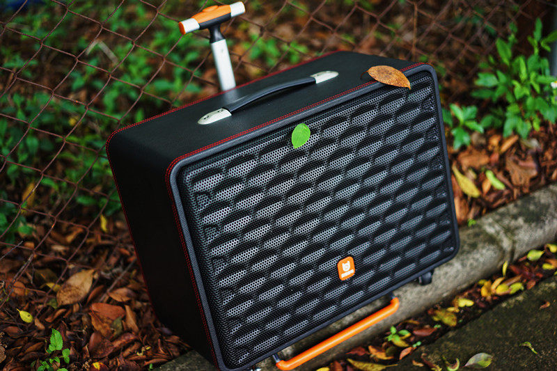 贝德空乘户外便携式移动直播声卡音响一体机网红音响k歌音响