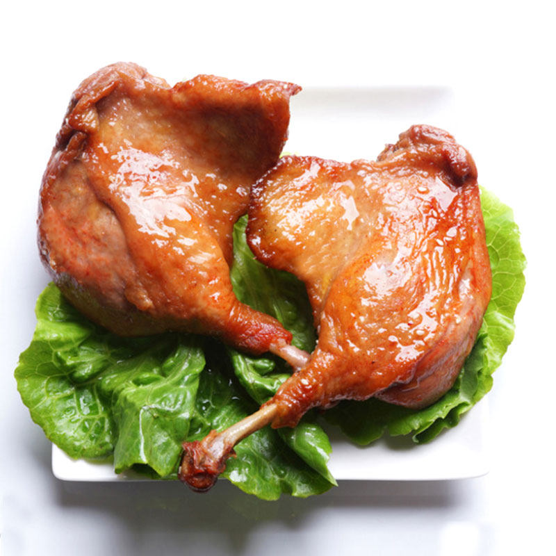 鸭腿整箱48个秘制鸭全油炸半成品小吃鸭肉