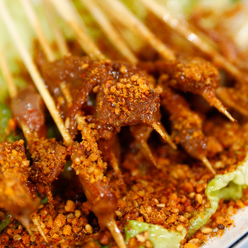 地道小鸡手把10串20把10包2000串油炸涮锅小串鸡肉丸