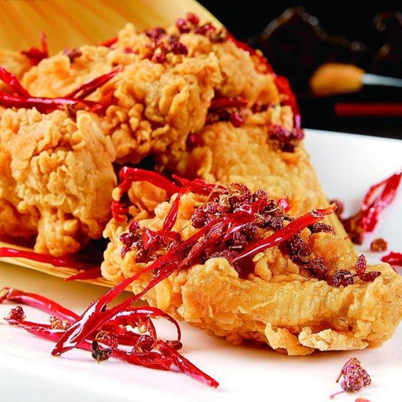 热辣1kgx10香辣替代小吃休闲油炸260个整鸡