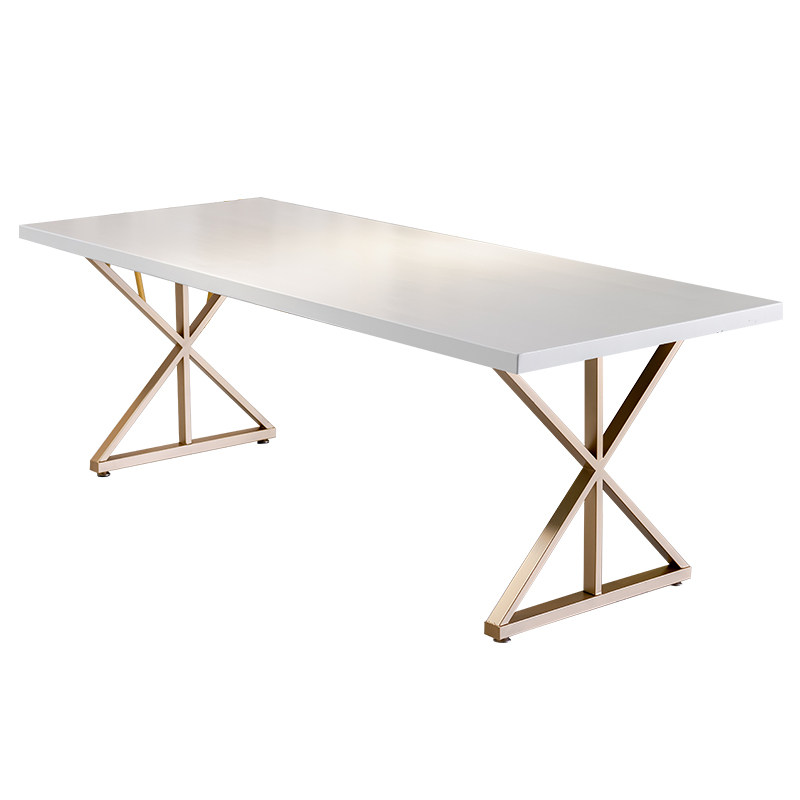 北欧服装店展示桌中岛台实木展示台中间摆放流水台包包架简约桌子