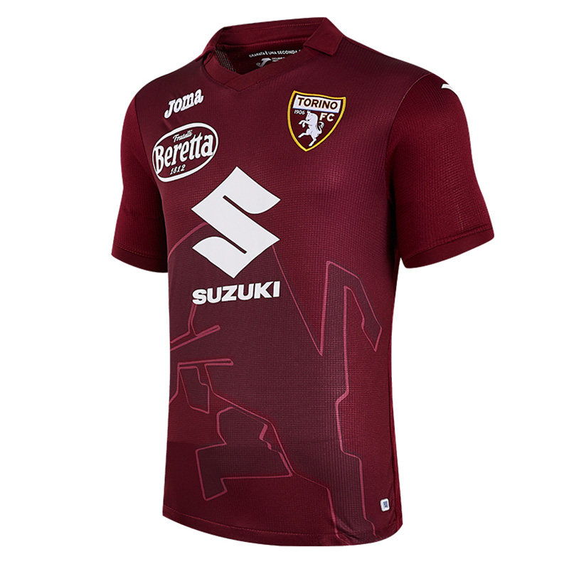 sfs荷马joma正品都灵主场球员球衣短袖足球足球服