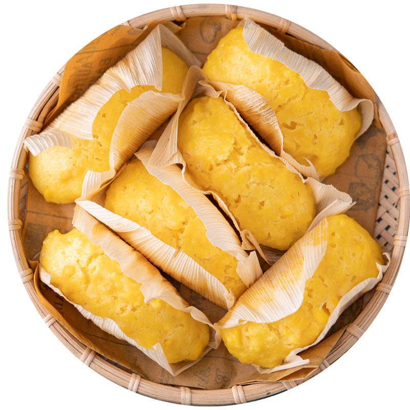 爱稞玉米粑粑包谷粗粮馒头杂粮苞谷儿童速冻传统糕点