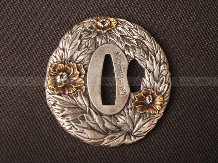 刀镡全新通用日本装具五狮镶金镀银高档手工其他