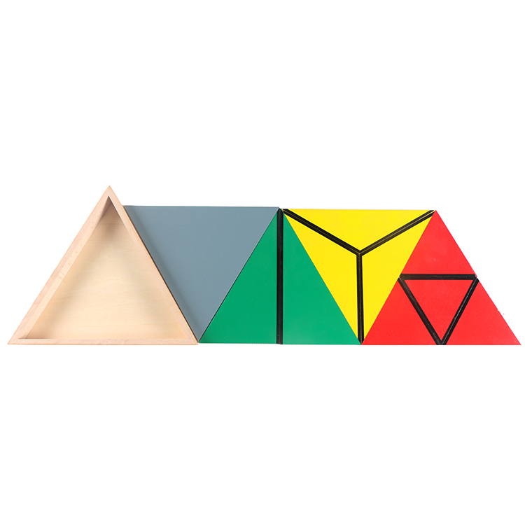 蒙氏三角形盒目的图片