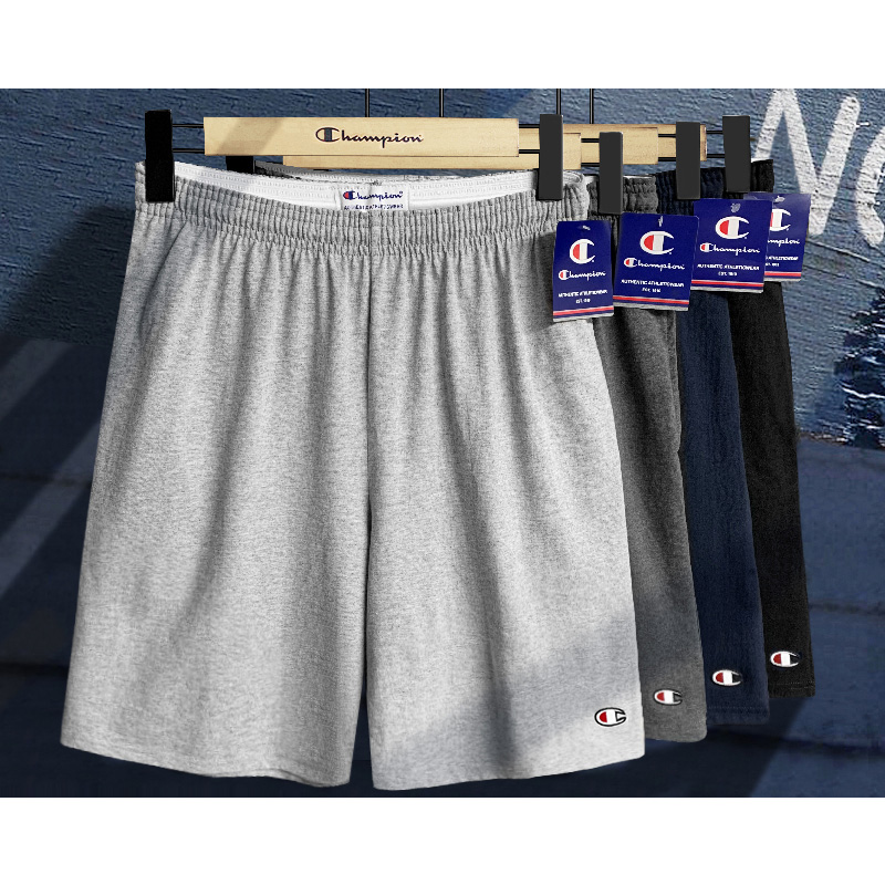 美版champion冠军棉质短裤夏季休闲运动跑步薄款宽松五分裤男女潮