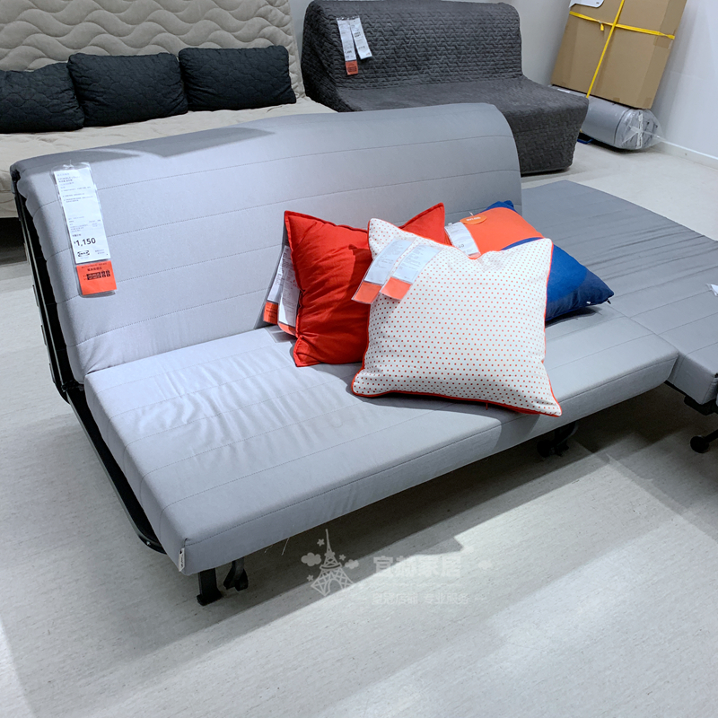 ikea宜家国内代购双人沙发床 利克赛 洛瓦斯折叠沙发床二人沙发床