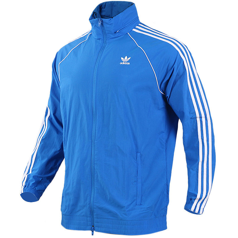 adidas三叶草男子连帽拉链夹克ed6082ed6086dv1587ed6083运动茄克