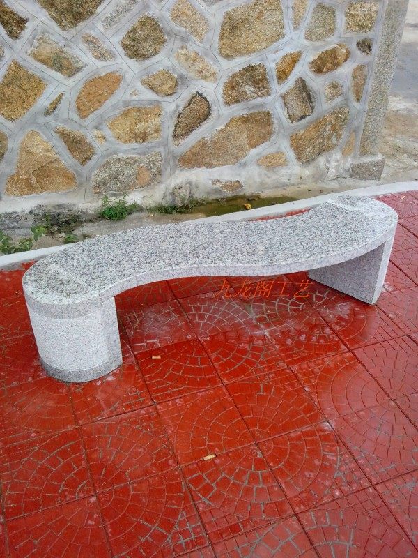 石椅花岗花岗岩岩石公园长椅庭院小区石凳异形石雕