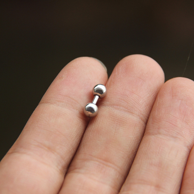 欧美钛钢穿刺饰品阴环阴钉男士系带钉防过敏系带环pa环乳环乳钉