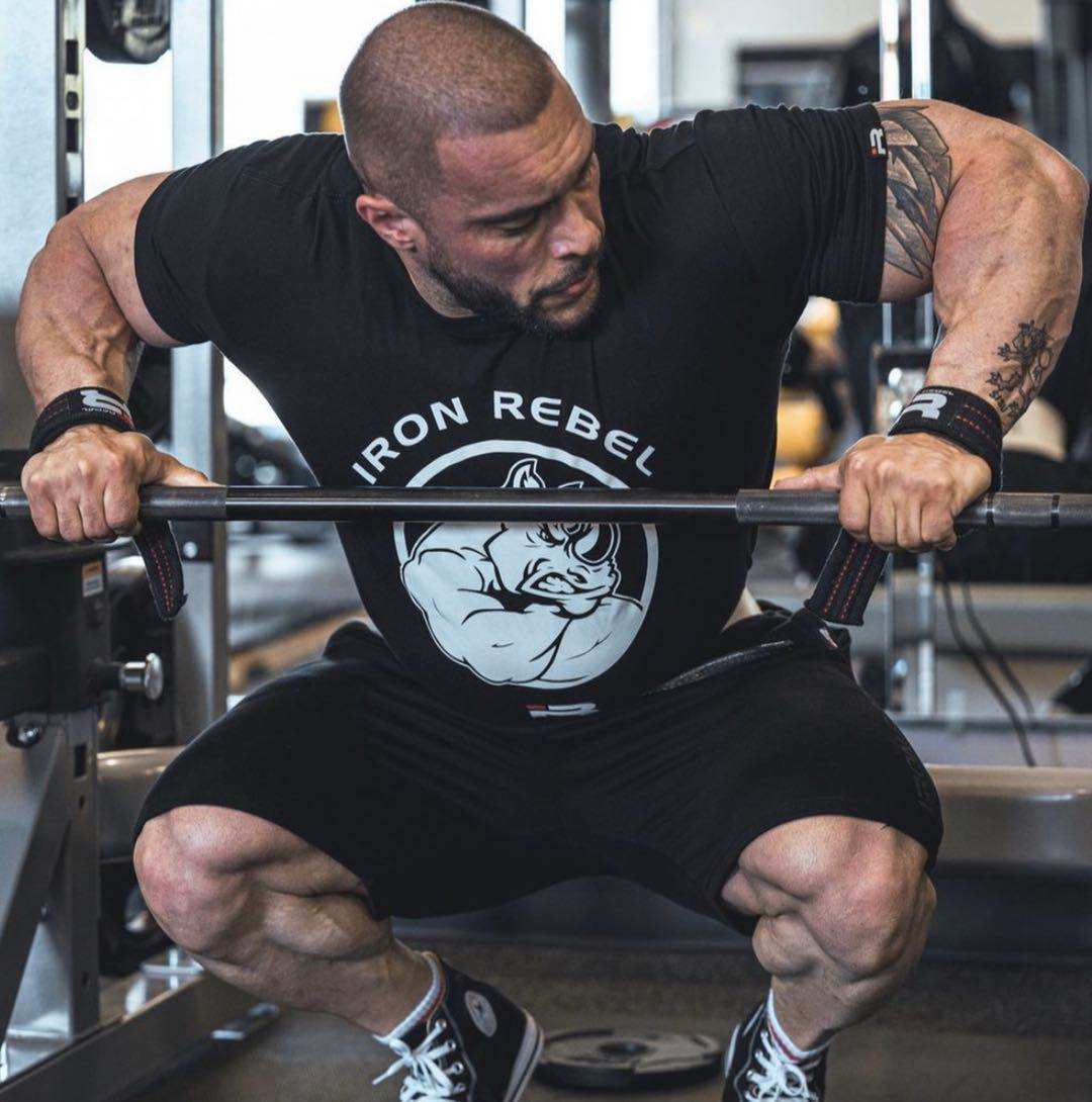 训练ironrebel健身硬拉防滑助力引体上卧推力力量运动护具