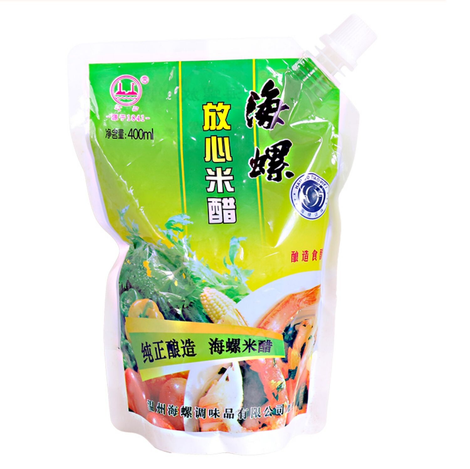 放心邮带袋包400ml5调味米醋海螺江心家乡温州醋