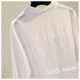 Embroidery cartoon cotton and linen white shirt female 2020 autumn new Han Fan literary loose casual shirt upper clothes tide Embroidery cartoon cotton and linen white shirt female 2020 autumn new Han Fan literary loose casual shirt upper clothes tide