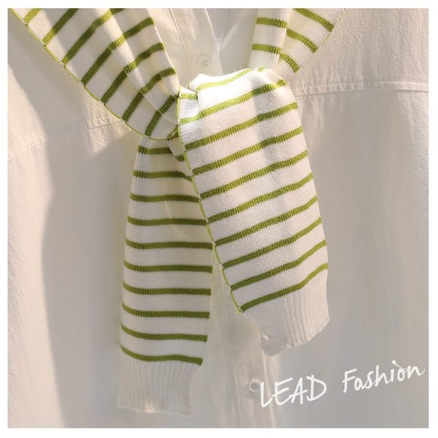 Striped shawl white cotton shirt female 2020 autumn new Korean literary loose casual shirt outerwear jacket Striped shawl white cotton shirt female 2020 autumn new Korean literary loose casual shirt outerwear jacket