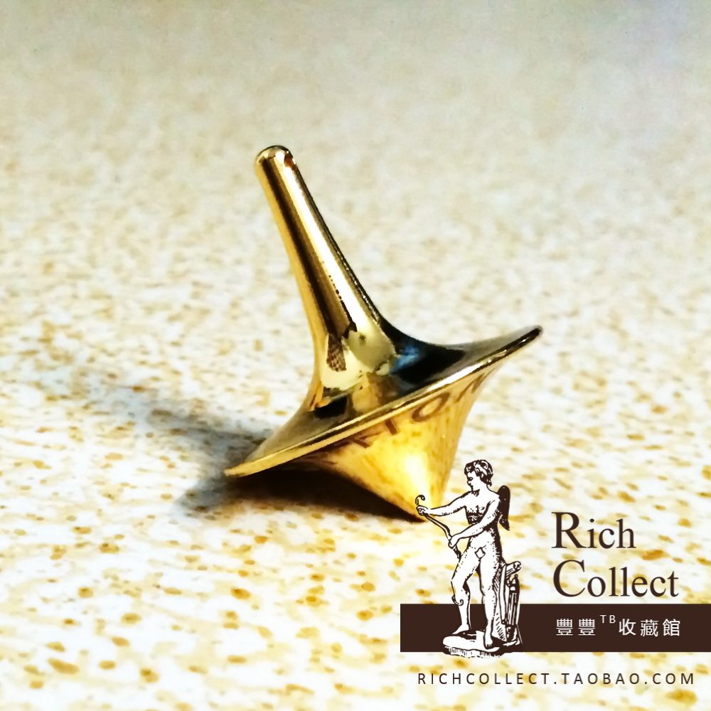 inception盗梦空间小李子莱昂纳多同款24k金色黄铜金属比例陀螺