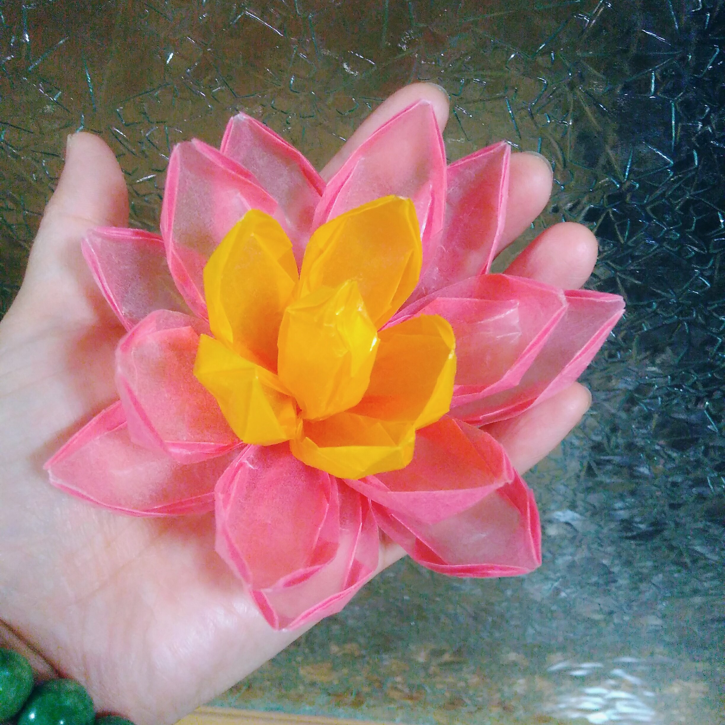 超薄彩色半透明油纸蜡纸高级折纸艺术创作30cm24cm折纸