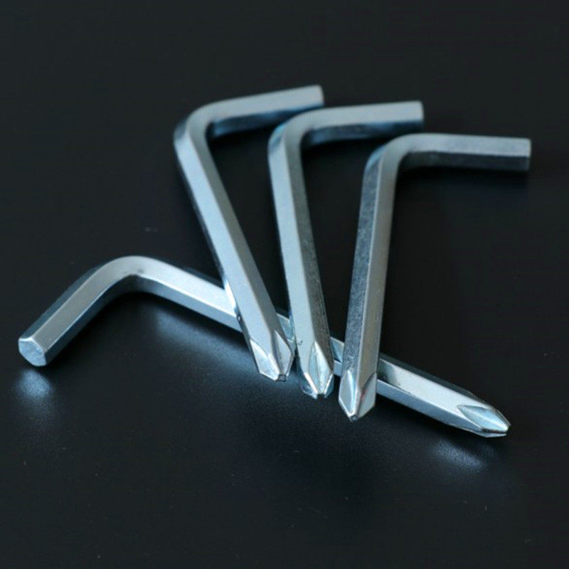 扳手六角十字拐角家具滑板车批头螺丝刀4mm5mm内六角扳手