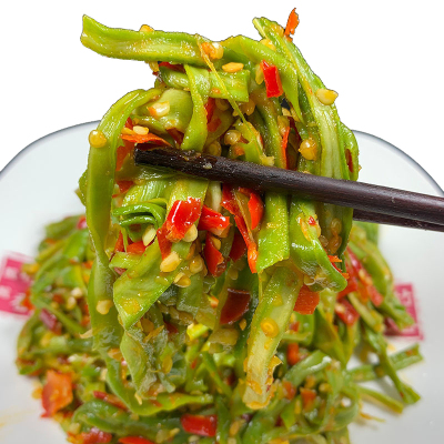 江西农家自制香辣贡菜脆椒下饭菜剁辣椒咸菜苔菜开胃即食宿舍罐头
