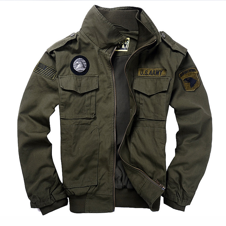 夹克户外空降美军飞行军迷外套特种兵休闲战术夹克