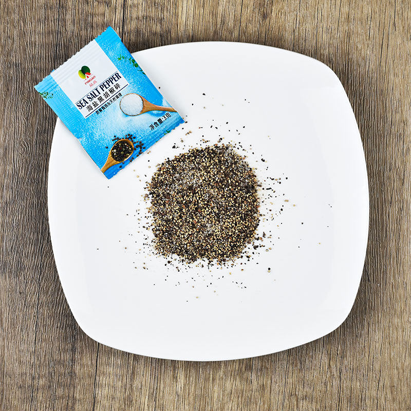 黑胡椒海盐混合调味料3g10包健身沙拉西餐鸡胸其它调料