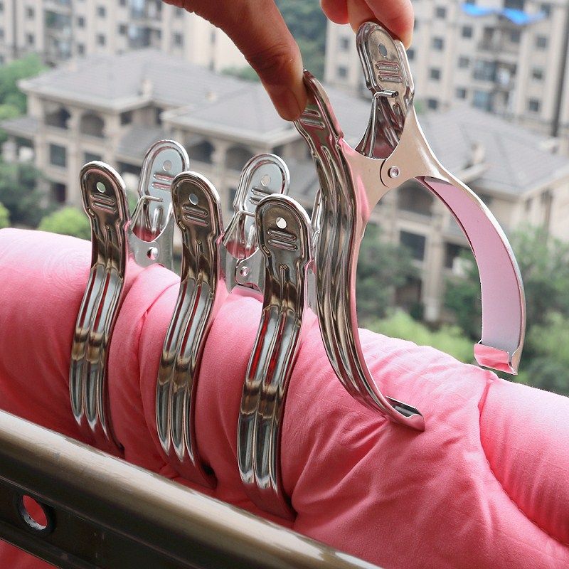 夹子防风不锈钢夹衣衣服特大号棉被被夹衣架晾衣夹子