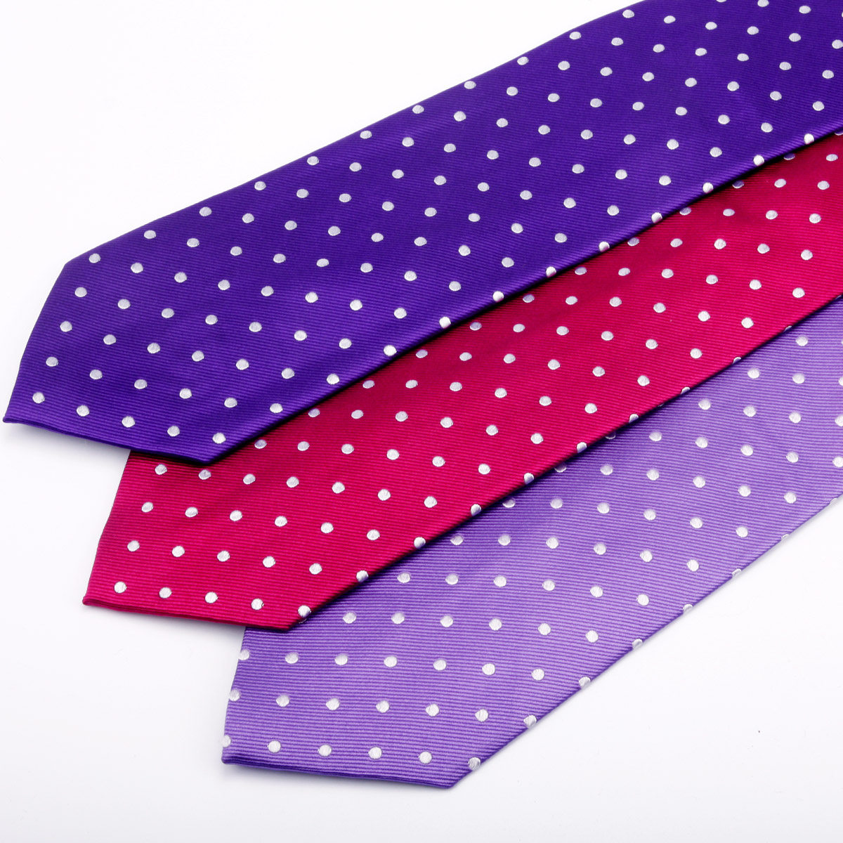 领带delisle85cm男士商务务正工作经典波点领带