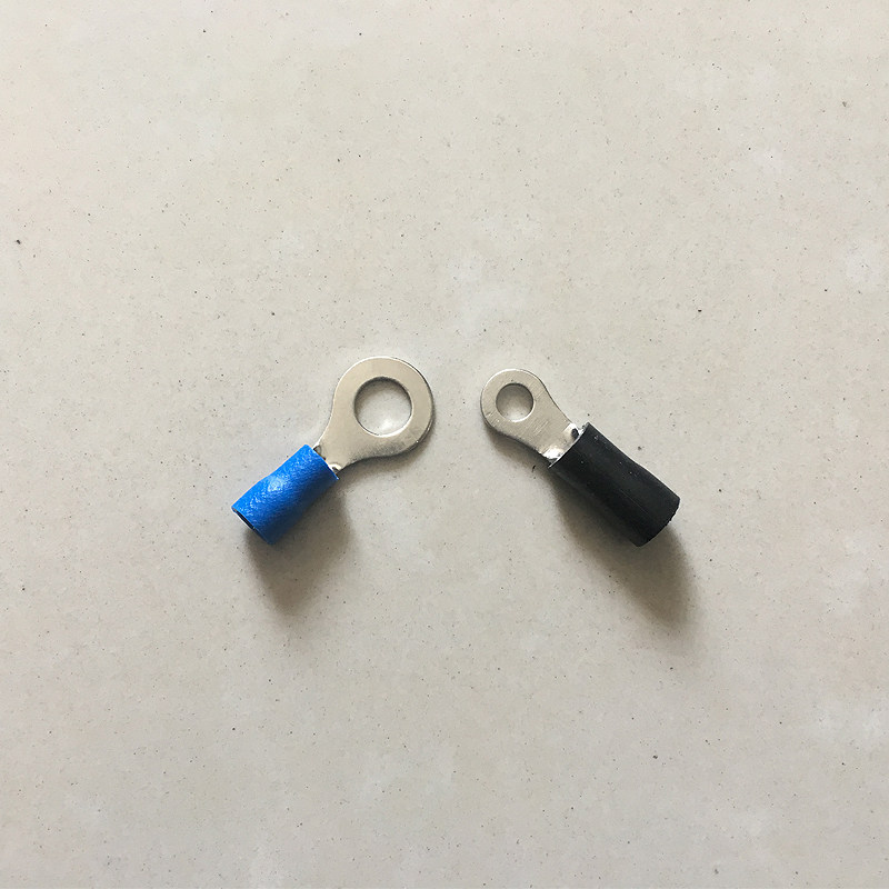 铜鼻2.5平方冷压端子rv2-4-5-6鼻子铜线接线端子一包1000个接线端子