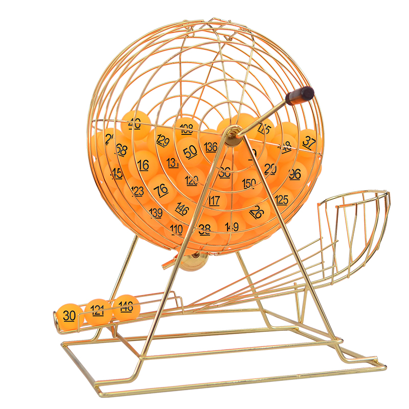 金色摇奖机手动摇号机抽奖机双色球选号机幸运转盘转盘
