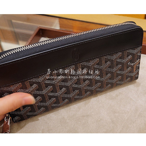 goyard戈雅钱包代购新款经典老花男女长款拉链钱包