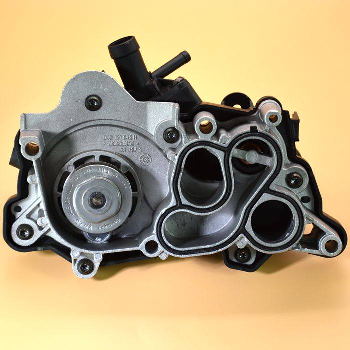 总成水泵新捷达捷达高尔夫带节温器04e水泵