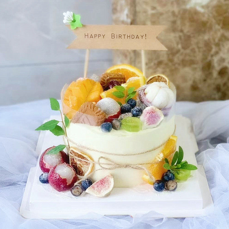 ins网红水果生日蛋糕创意定制北京无糖低脂女士新鲜蛋糕