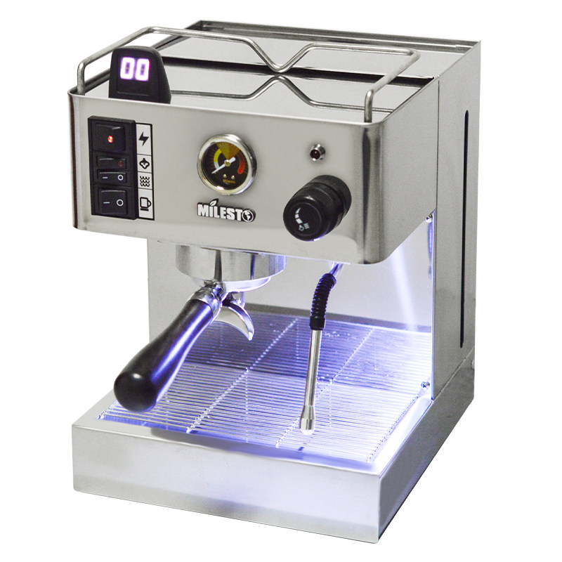 milesto迈拓em-18加强优雅三代家用商用意式半自动咖啡机