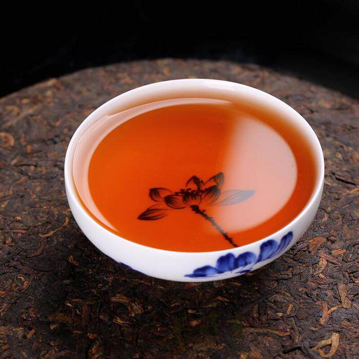 哈尼族制茶云南普洱茶空谷幽兰熟茶16年357g普洱