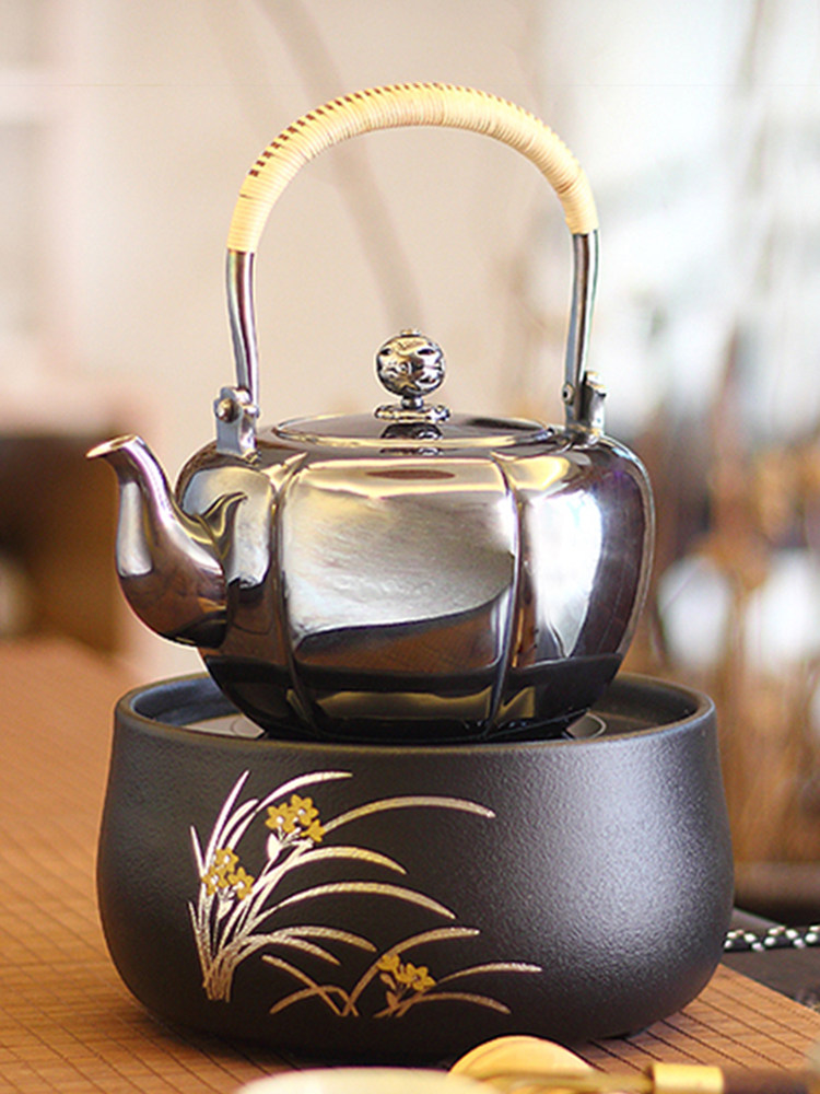 莺歌烧电陶炉煮茶炉智能遥控静音小型家用配件茶道