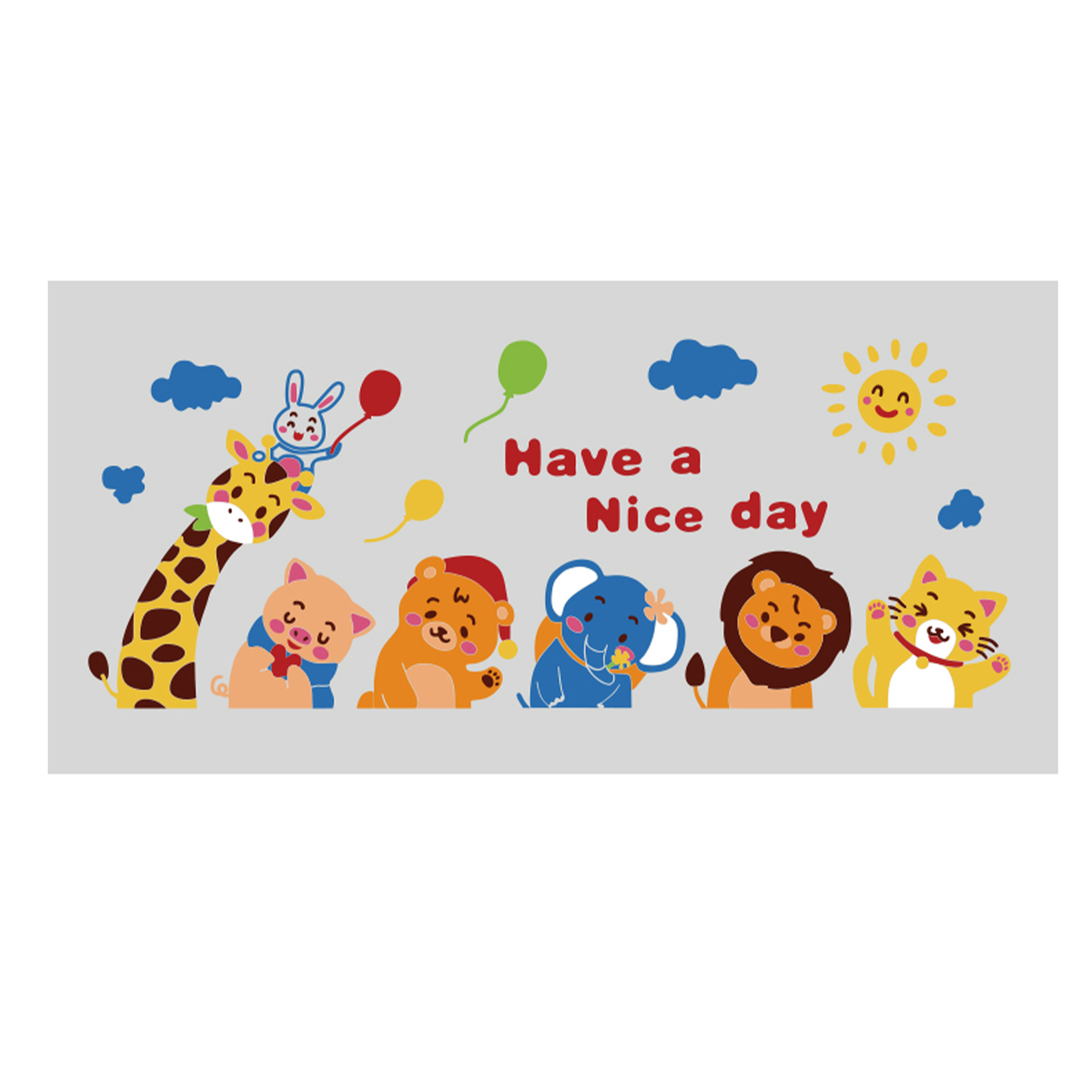 成品幼儿园墙面装饰英语贴纸环创主题环境布置墙贴