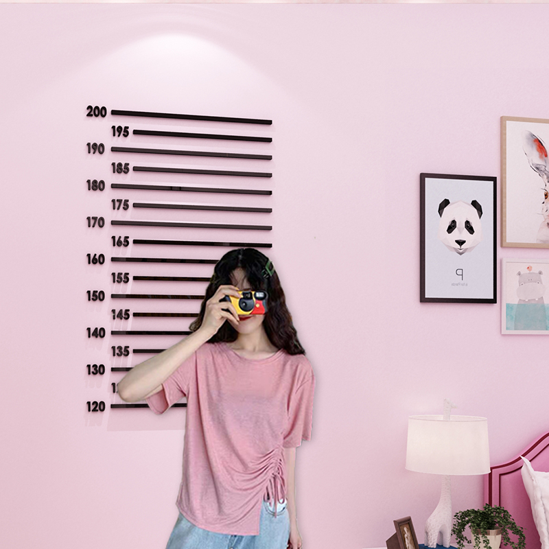 网红打卡背景墙创意拍照区直播间布置身高贴3d立体奶茶店壁纸装饰