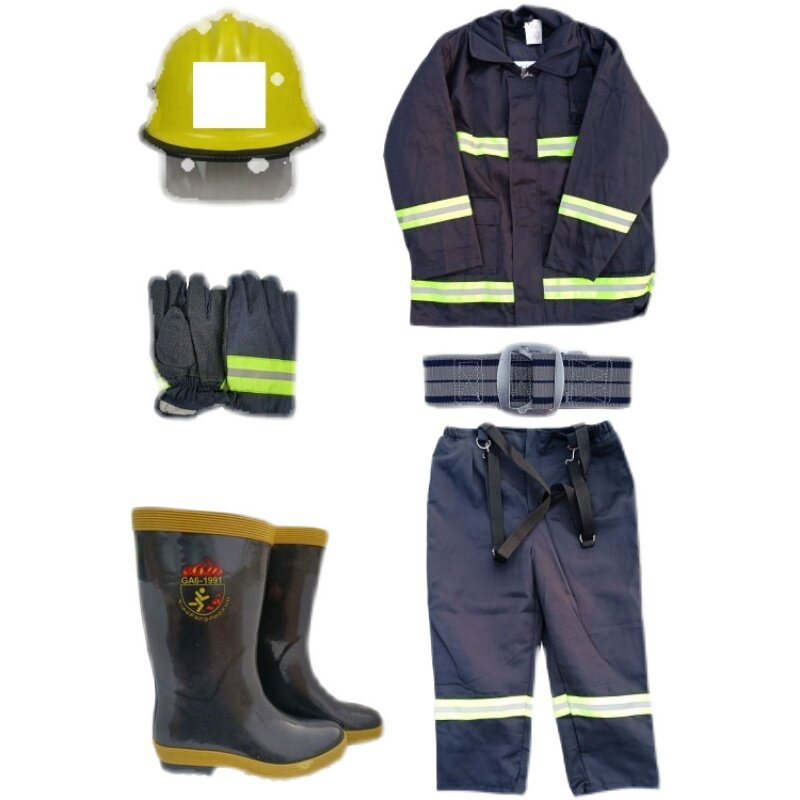 02款消防五件套装14款灭火防护服战斗防火防火衣消防服