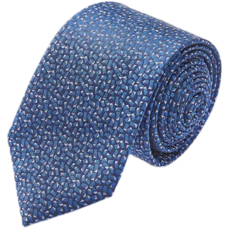 wensli万事利真丝男士领带2022实体店款轨迹星烁领带