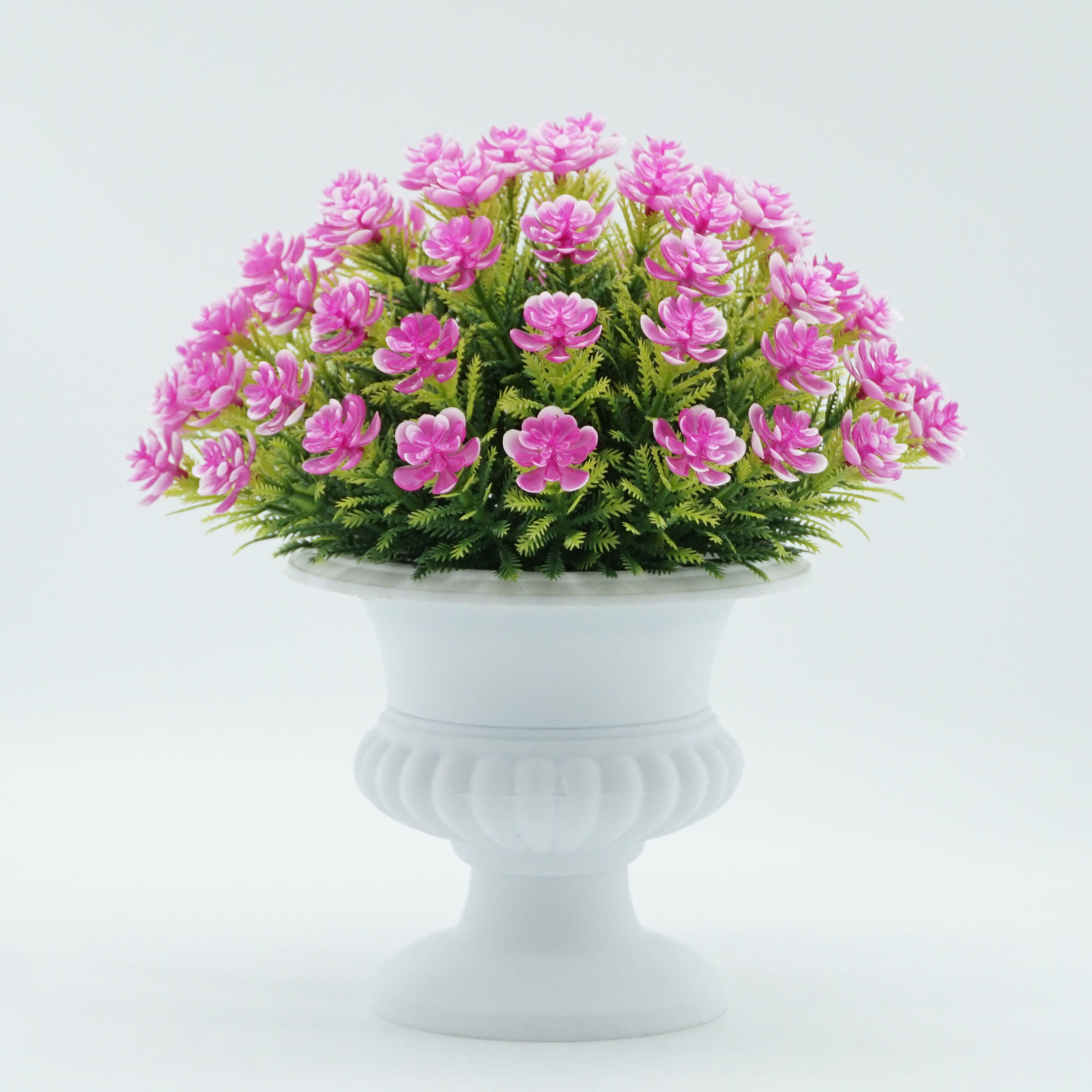 新款仿真花盆盆景塑料茶花餐桌茶几摆件家居仿真花