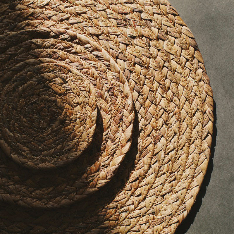 拘泥草编杯垫垫锅隔热加厚家用手工制葫芦于细节餐垫