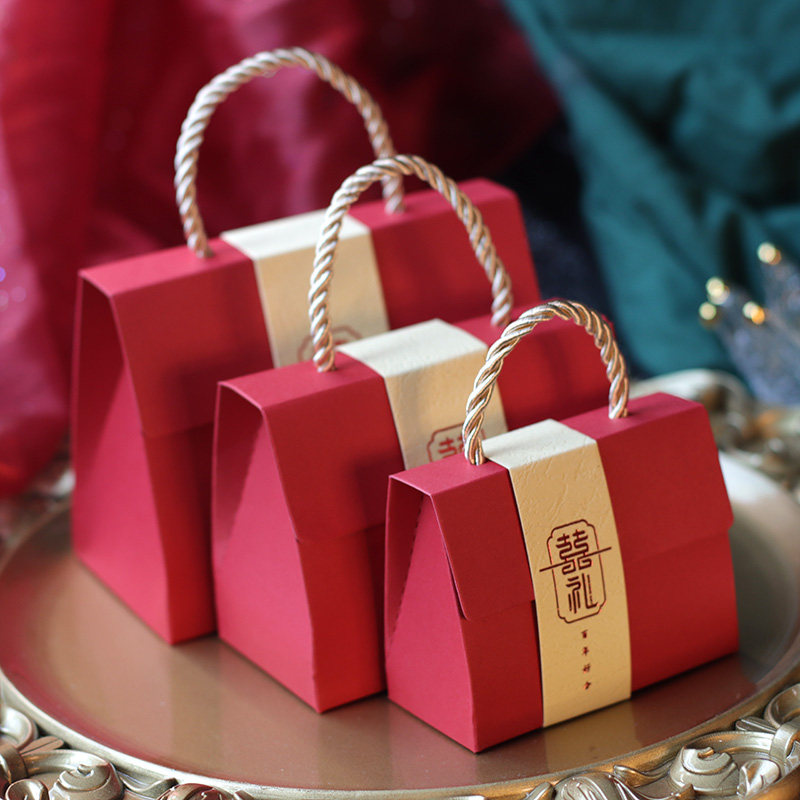 喜糖手提盒中国风糖盒结婚盒子礼盒盒装复古糖盒